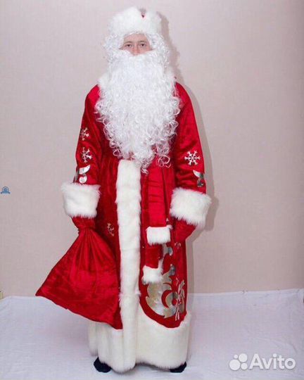Костюм деда мороза и снегурочки оптом/розница