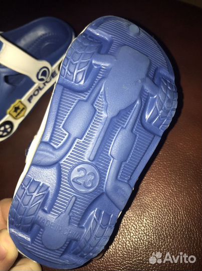 Crocs котофей полиция 23 размер