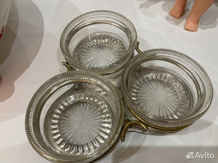 Старинная. польша. менажница антик