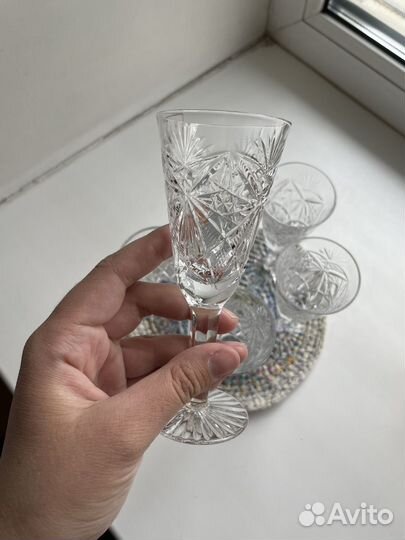 Хрустальные бокалы СССР