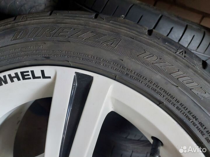 R15 Dunlop Direzza DZ102 195/50, PCD 4x98 DIA 58.5