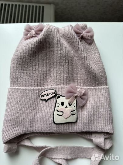 Комплект шапка, шарф