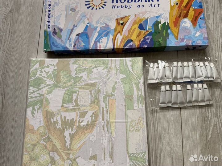 Набор для рисования. бокал с вином