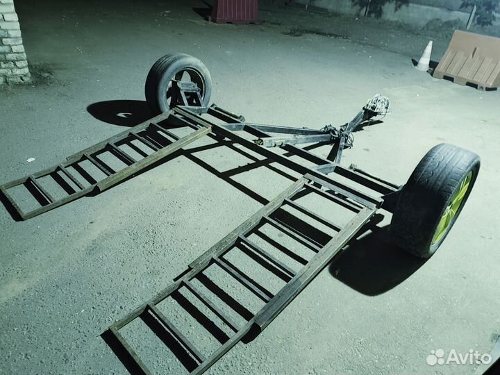 Прицеп подкат для перевозки автомобиля усиленный