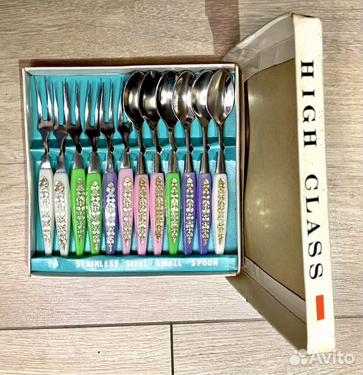 Наборы винтажных столовых приборов Япония