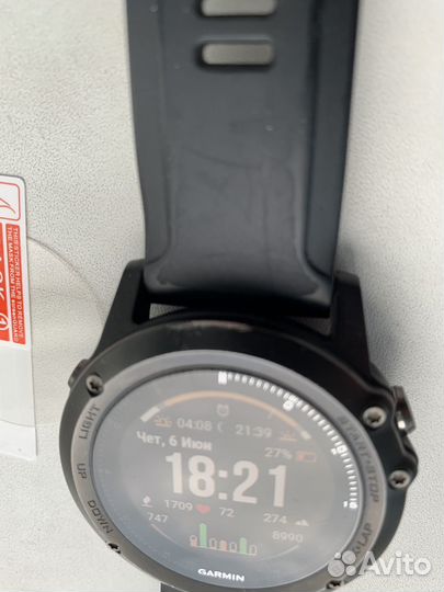 Часы garmin fenix 3 HR