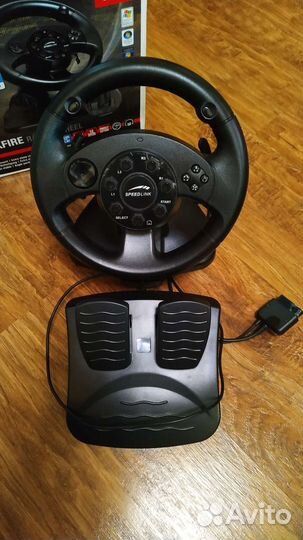 Руль с педалями Speedlink