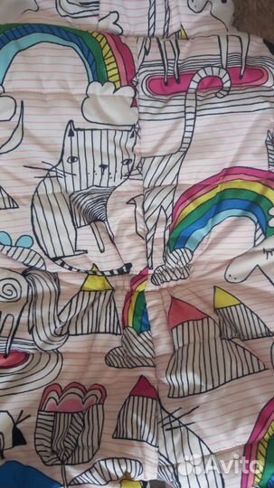 Теплый демисезонный комбез 74р