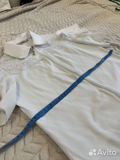 Блузка белая школьная 158