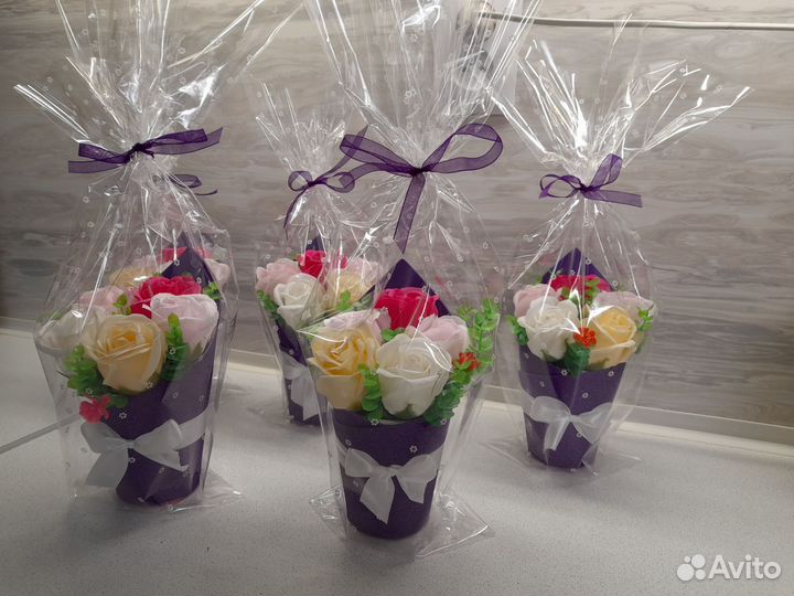 Мыло ручной работы букеты