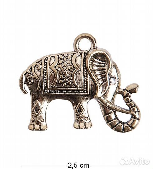 Фигурка кошельковая Счастливый слон (латунь) A2161062