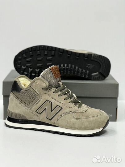 Кроссовки New Balance 574 зимние с мехом