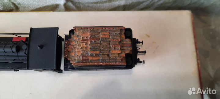 Паровоз Ов с дровяным тендером, сжд, Счетмаш Курск