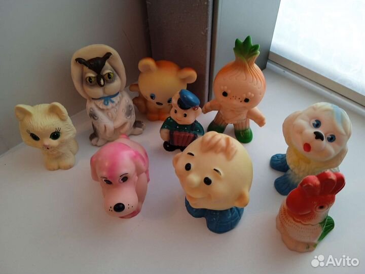 Резиновые игрушки СССР