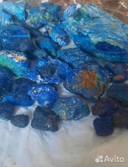 Азурит,Малахит.Натуральный камень