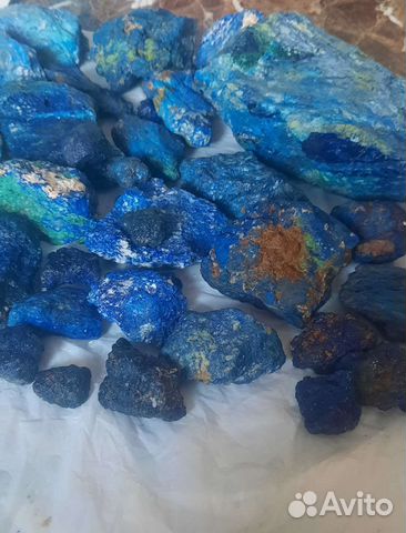 Азурит,Малахит.Натуральный камень