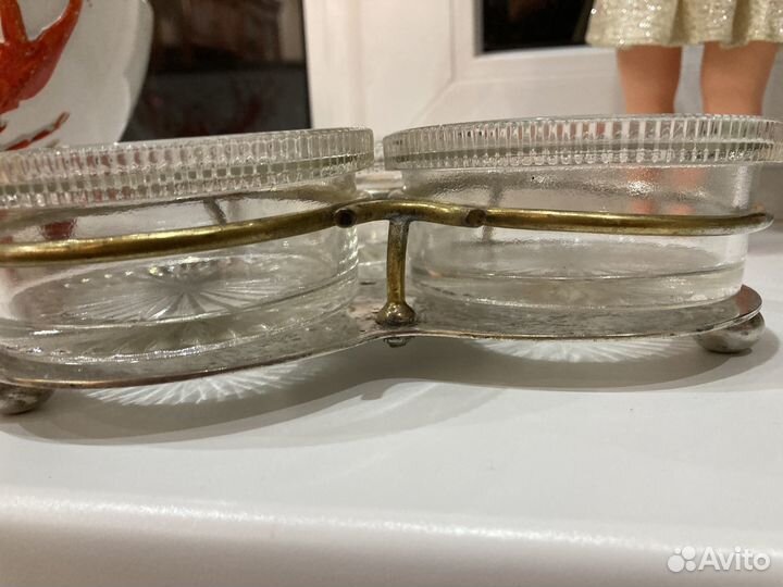 Старинная. польша. менажница антик