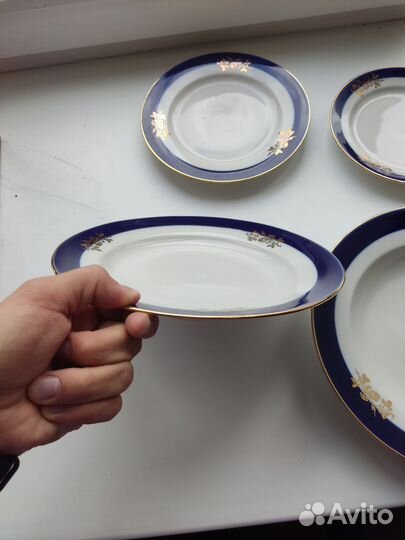 Дулево фарфор набор тарелок