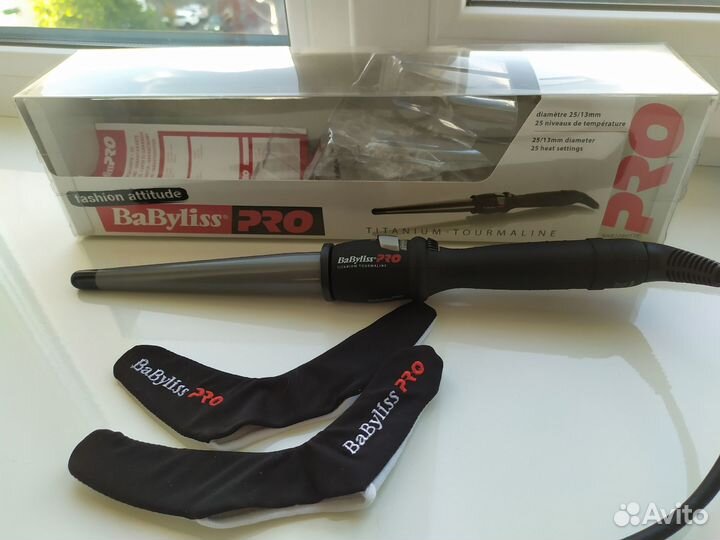 Babyliss Плойка для волос конусная 13-25 мм