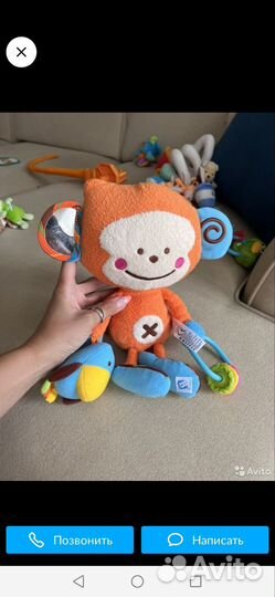 Погремушки пакетами и развивашки