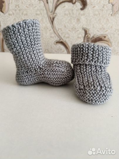 Пинетки вязанные