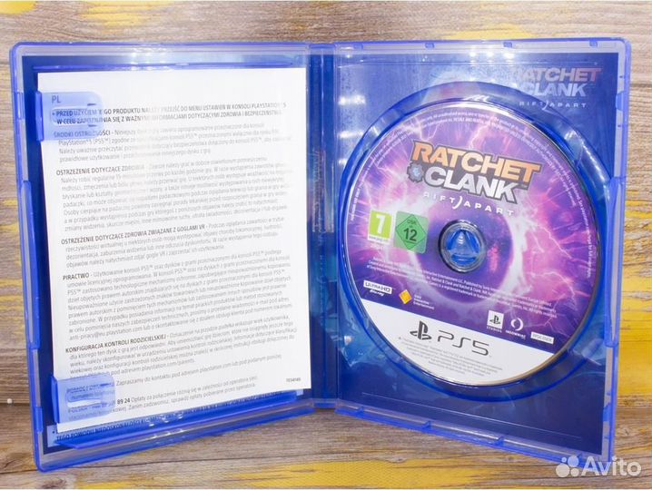 Диск для PS5 Ratchet Clank Rift Apart (Б/У)