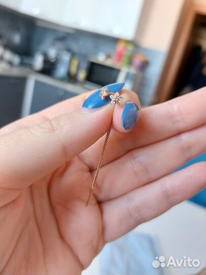 Серьги продевки