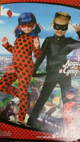 Костюм Леди Баг новый р 140-36(72)