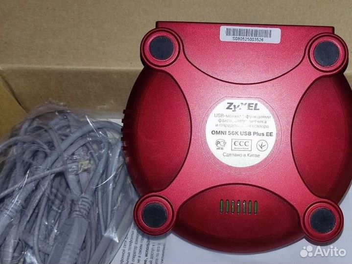 Модем Zyxel Omni 56k Usb plus EE