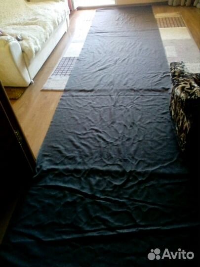 Ткань серая шинельная