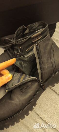 Ботинки мужские кожаные