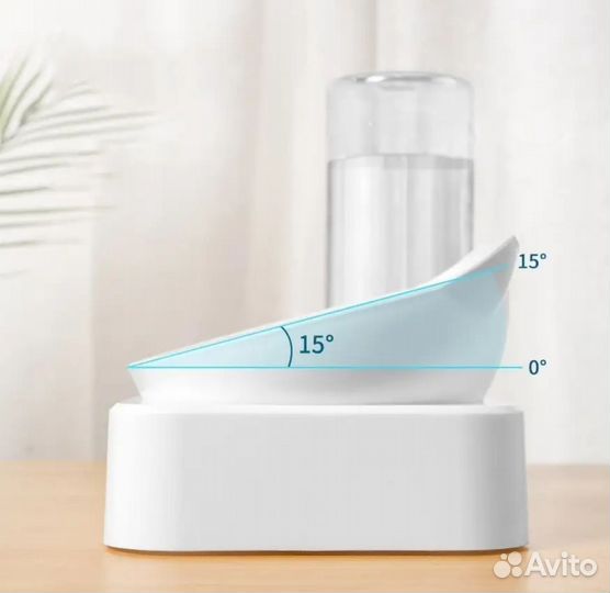 Миска для животных с поилкой