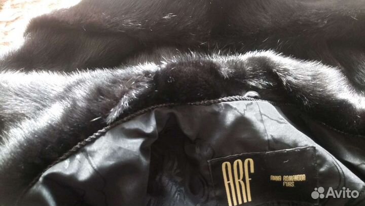 Шуба норковая с капюшоном