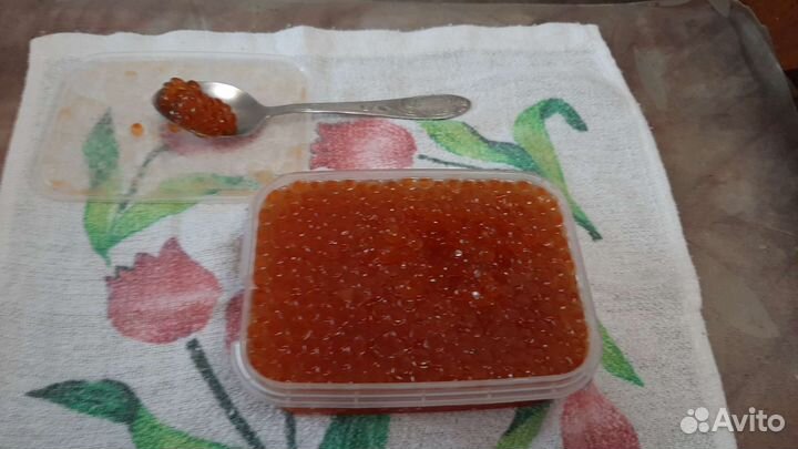 Икра красная горбуша.сухая,мапосол,вкусная