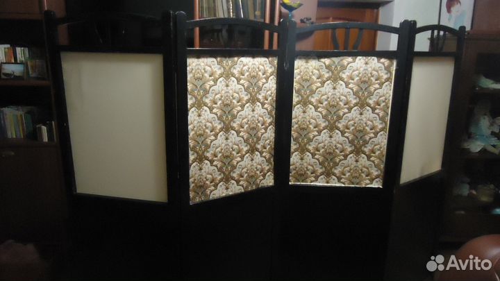Антикварная ширма напольная