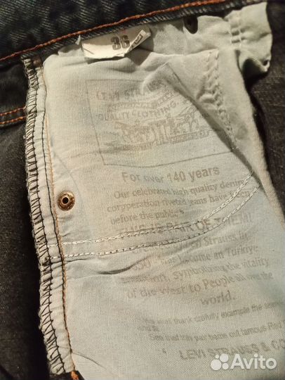 Женские джинсы levis 501, 36/34