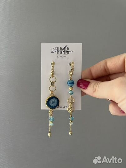Серьги ручная работа