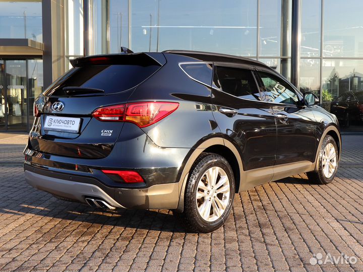 Hyundai Santa Fe 2.2 AT, 2017, 87 000 км