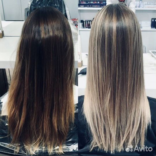 Окрашивание волос (айртач, шатуш). Обучение