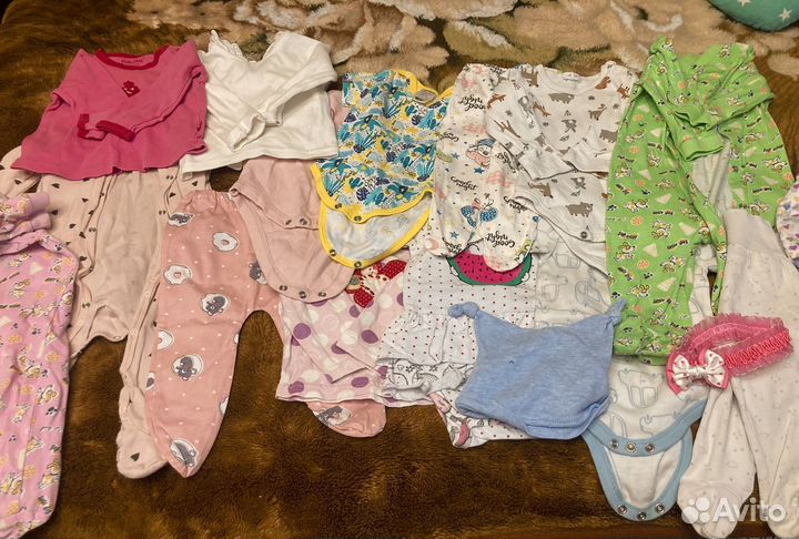Пакет вещей на девочку 62