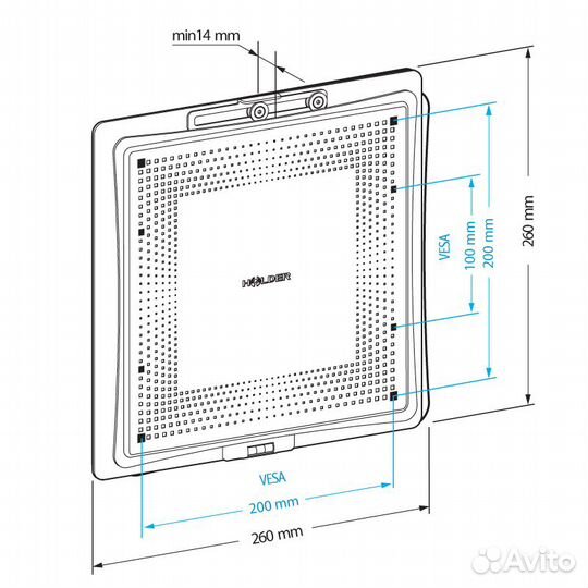 Кронштейн для телевизоров holder LCD-F2801M