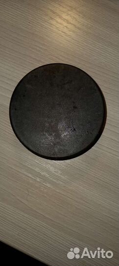 Шайба хоккейная снеговик с хлебом. СССР