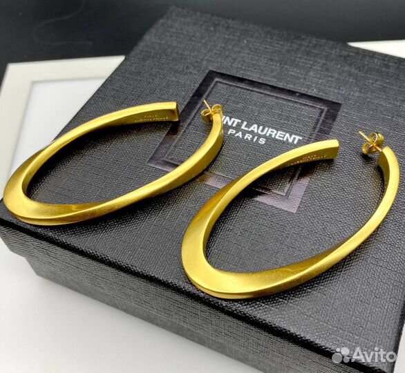 Серьги Saint Laurent