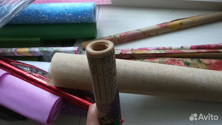 Остатки материалов для флористики