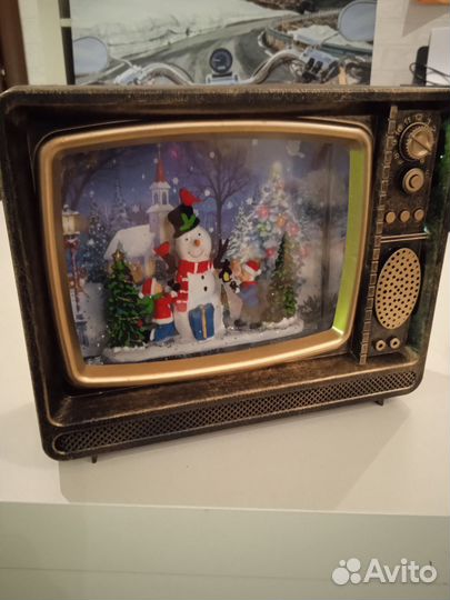 Новогодний светильник-телевизор музыкальный