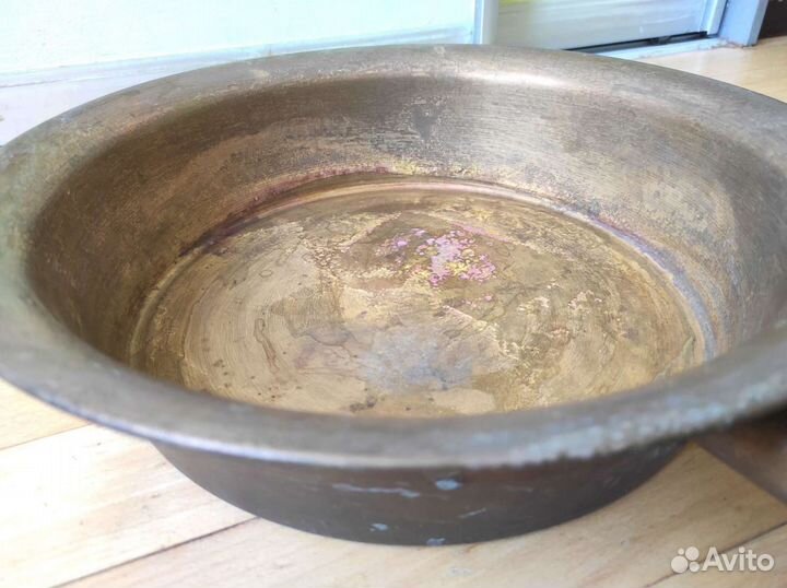 Медный таз для варки варенья, винтаж, в хорошем