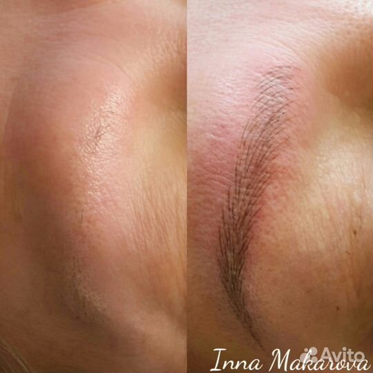 Перманентный макияж микроблейдинг PhiBrows татуаж