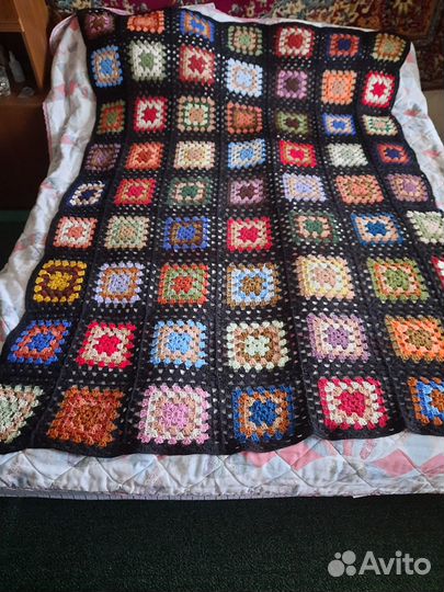 Плед вязаный