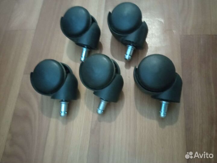 Комплект колёсиков к офисному креслу 5шт