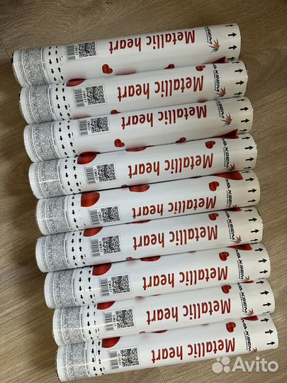 Хлопушка с конфетти «Сердечки»